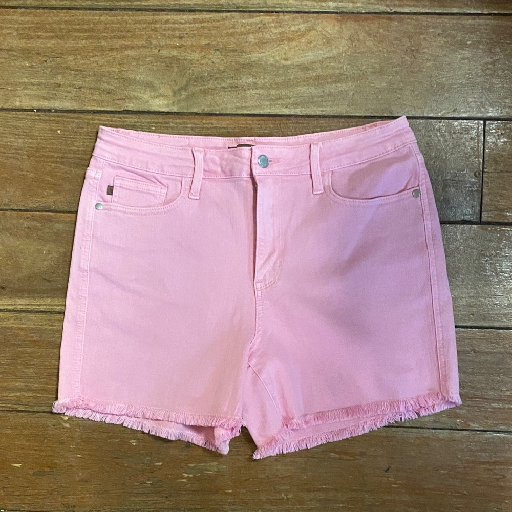 Judy Blue Pink Jean Shorts